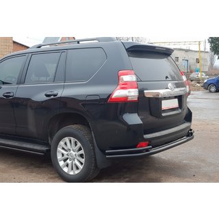 Tylna Belka AK005-2 Czarna (Stal Nierdzewna) Toyota Land Cruiser Prado 150 2009-2023 zdjęcia 3