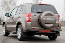 Suzuki Grand Vitara 2005-2017 Tylny Ochraniacz AK003-2 Czarny (Stal Nierdzewna) zdjęcia 3