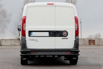 Opel Combo 2012-2018 Tylna Belka AK005/2-Podwójna Black (Stal Nierdzewna) zdjęcia 1