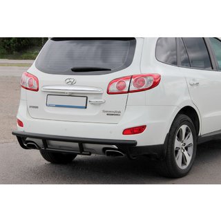 Tylna Belka AK002-2 Czarna (Stal Nierdzewna) Hyundai Santa Fe 2 2006-2012 zdjęcia 2