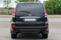 Toyota Land Cruiser Prado 120 2002-2009 Tylny Pałąk Ochronny AK008-1 Czarny zdjęcia 2