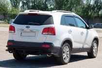 Kia Sorento II XM 2009-2014 Tylna Belka AK003-2 Czarna (Stal Nierdzewna) zdjęcia 1