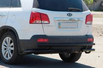 Kia Sorento II XM 2009-2014 Tylna Belka AK003-2 Czarna (Stal Nierdzewna) zdjęcia 2