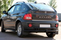 SsangYong Action 2005-2018 Tylny Pałąk AK005-2 Czarny (Stal Nierdzewna) zdjęcia 1