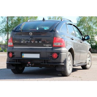 Tylny Pałąk AK005-2 Czarny (Stal Nierdzewna) SsangYong Action 2005-2018 zdjęcia 2