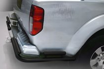 Nissan Navara 2006-2015 Tylny Ochraniacz AK003-Special Black (Stal Nierdzewna) zdjęcia 1
