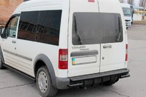 Ford Connect 2010-2013 Pałąk Tylny AK-design Czarny (Stal Nierdzewna) zdjęcia 1