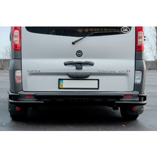 Tylny Pałąk AK-Special Black (Stal Nierdzewna) Opel Vivaro 2001–2015 zdjęcia 3