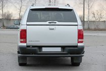 Volkswagen Amarok 2010-2022 Tylny Ochraniacz AK005-2 Czarny (2 szt., Stal Nierdzewna) zdjęcia 2