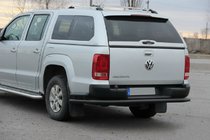 Volkswagen Amarok 2010-2022 Tylny Ochraniacz AK005-2 Czarny (2 szt., Stal Nierdzewna) zdjęcia 3
