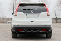 Honda CRV 2012-2016 Tylny Podwójny Pałąk AK002 Black (Stal Nierdzewna) zdjęcia 1