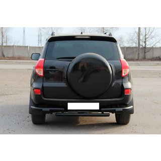 Tylny Ochraniacz AK005-2 Czarny (2 szt., Stal Nierdzewna) Toyota Rav 4 2006-2013 zdjęcia 2