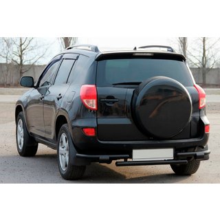 Tylny Ochraniacz AK005-2 Czarny (2 szt., Stal Nierdzewna) Toyota Rav 4 2006-2013 zdjęcia 3