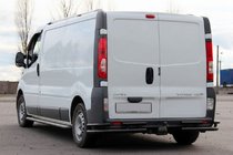 Renault Trafic 2001–2015 Tylny Ochraniacz AK003-Plus-2 Czarny (Stal Nierdzewna) zdjęcia 3