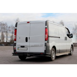 Tylny Ochraniacz AK003-Plus-2 Czarny (Stal Nierdzewna) zdjęcia 1