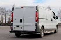 Nissan Primastar 2002-2014 Tylny Ochraniacz AK003-Plus-2 Czarny (Stal Nierdzewna) zdjęcia 1