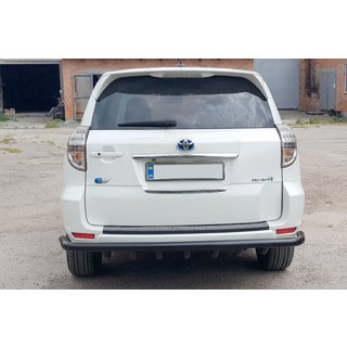 Tylna belka ochronna AK005-15 Black (tylko do EV, 2 szt., stal nierdzewna) Toyota Rav 4 2006-2013 zdjęcia 2