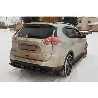 Belka ochronna tylna NSXT.13.6.B1-08 Black (stal nierdzewna) Nissan X-trail T32/Rogue 2014-2021 zdjęcia 2