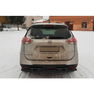 Belka ochronna tylna NSXT.13.6.B1-08 Black (stal nierdzewna) Nissan X-trail T32/Rogue 2014-2021 zdjęcia 3