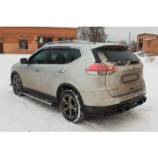 Belka ochronna tylna NSXT.13.6.B1-08 Black (stal nierdzewna) Nissan X-trail T32/Rogue 2014-2021 zdjęcia 4