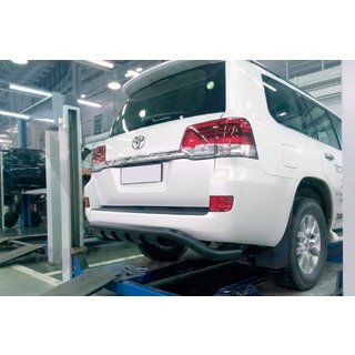 Tylny Ochraniacz Gronder Black (Stal Nierdzewna) Lexus LX570/450d 2008-2022 zdjęcia 1