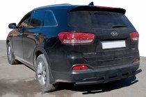 Kia Sorento II XM 2009-2014 Pałąk Tylny AK015 Czarny (Stal Nierdzewna) zdjęcia 1