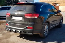 Kia Sorento II XM 2009-2014 Pałąk Tylny AK015 Czarny (Stal Nierdzewna) zdjęcia 2