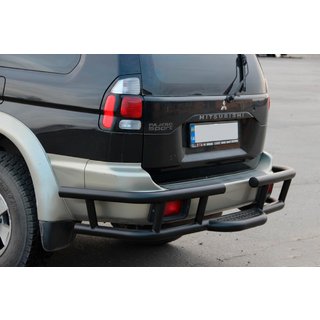 Tylny Pałąk AK-Special Black (Stal Nierdzewna) Mitsubishi Pajero Sport 1996-2007 zdjęcia 1