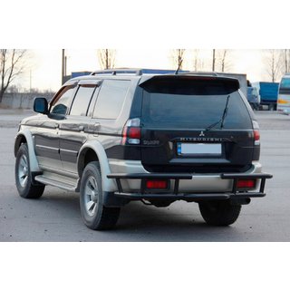 Tylny Pałąk AK-Special Black (Stal Nierdzewna) Mitsubishi Pajero Sport 1996-2007 zdjęcia 2