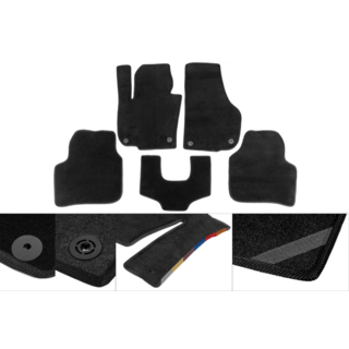 Dywaniki welurowe Premium (czarne) BMW 3 Series E92/E93 2006–2013 zdjęcia 1