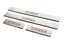 Opel Corsa E 2015-2019 Nakładki progowe Carmos (4 szt, stal nierdzewna) zdjęcia 2