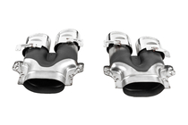 Mercedes E-class W213 2016-2023 Dyfuzor tylny z końcówkami wydechu E53-Design Silver (do Base) zdjęcia 5