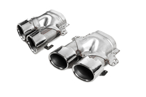 Mercedes E-class W213 2016-2023 Dyfuzor tylny z końcówkami wydechu E53-Design Silver (do Base) zdjęcia 9