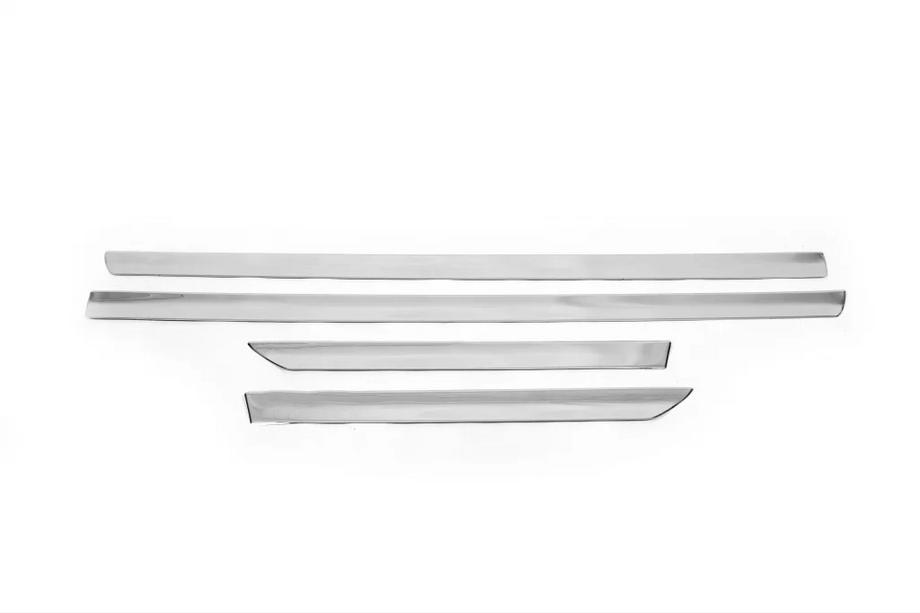 Nissan Qashqai 2007-2010 Wyprzedaż Listwy drzwiowe OmsaLine (4 szt, stal nierdzewna) Image