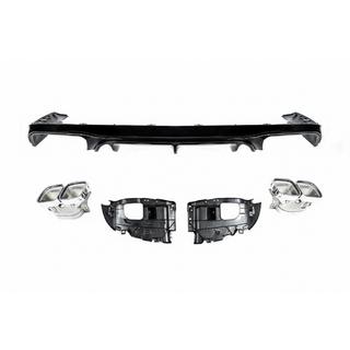 Tylny Dyfuzor Black z Końcówkami Chrome (Design AMG63) zdjęcia 2