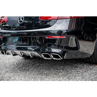 Tylny Dyfuzor Black z Końcówkami Chrome (Design AMG63) zdjęcia 1