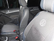 Volkswagen Tiguan 2007-2016 Pokrowce Samochodowe (Skóra Syntetyczna↗Tkanina, Premium) zdjęcia 28