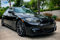 BMW 3 Series E90/E91 2005-2011 Zestaw pakietu nadwozia M-Sport (do E90 2008-2011) Pojedynczy wydech z podwójnym wylotem zdjęcia 2