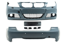 BMW 3 Series E90/E91 2005-2011 Zestaw pakietu nadwozia M-Sport (do E90 2008-2011) Pojedynczy wydech z podwójnym wylotem zdjęcia 13