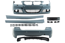 BMW 3 Series E90/E91 2005-2011 Zestaw pakietu nadwozia M-Sport (do E90 2008-2011) Pojedynczy wydech z podwójnym wylotem zdjęcia 4