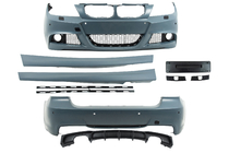 BMW 3 Series E90/E91 2005-2011 Zestaw pakietu nadwozia M-Sport (do E90 2008-2011) Pojedynczy wydech z podwójnym wylotem zdjęcia 5