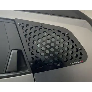 Nakładki na tylne szyby EuroCap (2 szt, metal) Dacia Duster 2024- zdjęcia 1
