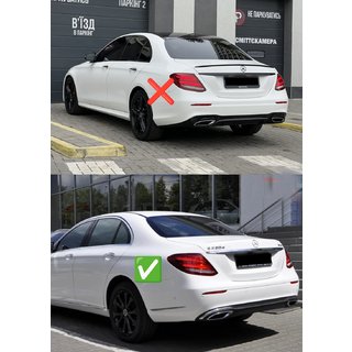 Przednie chlapacze Premium do Base (2 szt) Mercedes E-class W213 2016-2023 zdjęcia 2