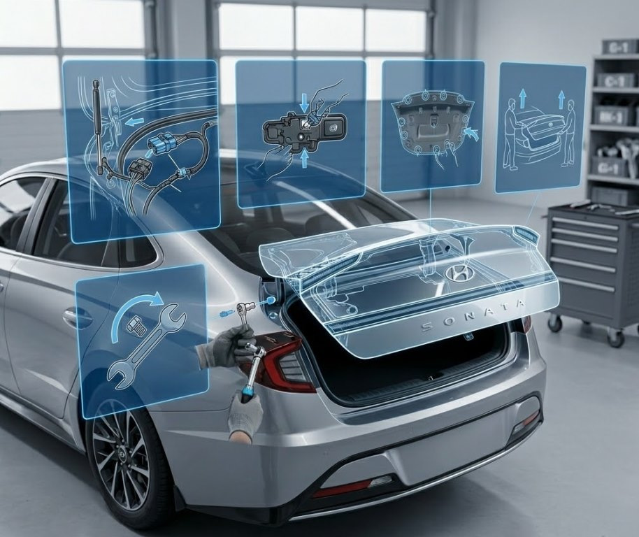 Hyundai Sonata: jak zdjąć klapę bagażnika? Instrukcja krok po kroku