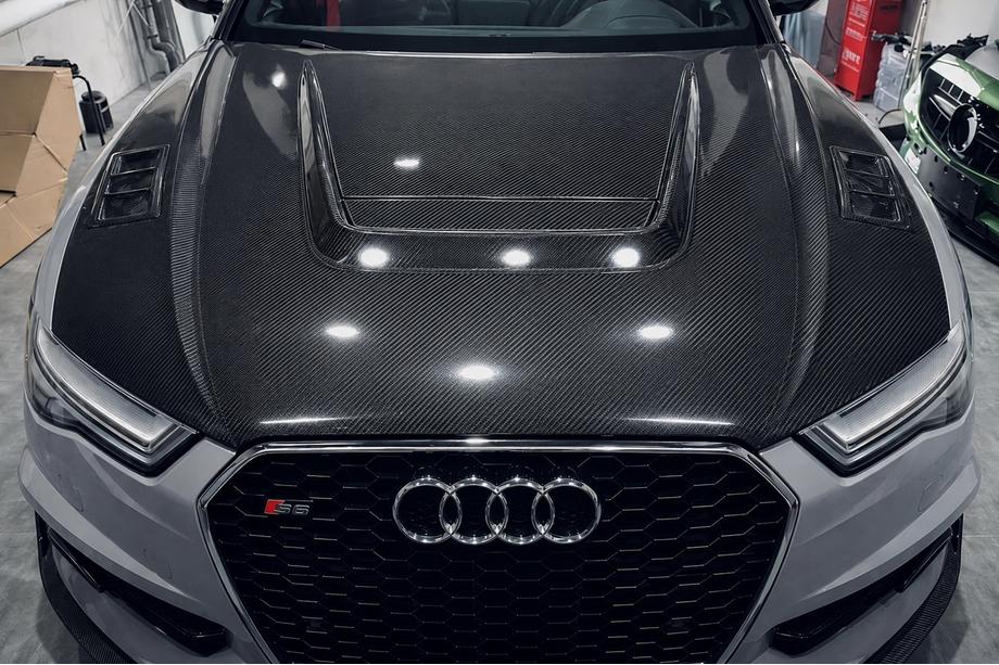 Audi A6 C7 2011-2017 Maska (2014-2017, Carbon) Image