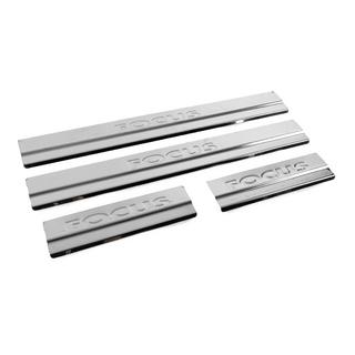 Nakładki na progi V2 (Carmos, 4 szt., stal nierdzewna) Ford Focus II 2008-2011 zdjęcia 3