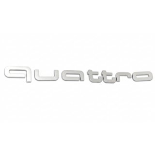 Emblemat napis Quattro Grey zdjęcia 1