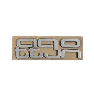 Emblemat napis Quattro Grey zdjęcia 2