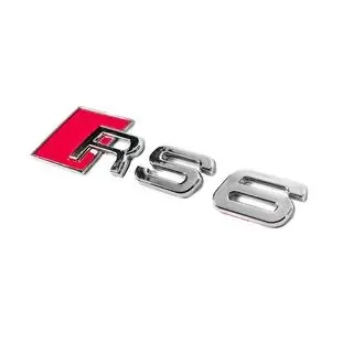 Napis RS6 zdjęcia 2