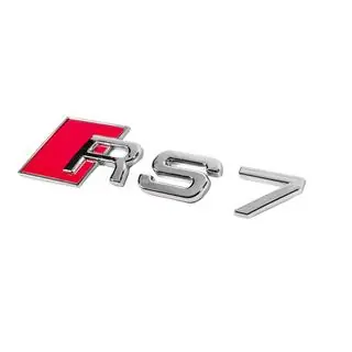 Napis RS7 zdjęcia 2